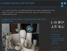 Tablet Screenshot of floridaartpottery.com